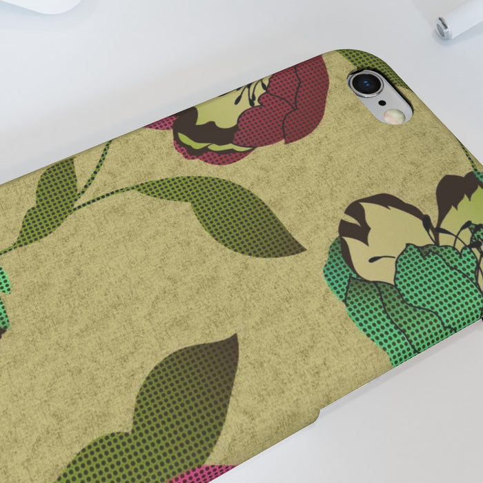 iPhone Cases - Dot Work Flowers - printonitshop