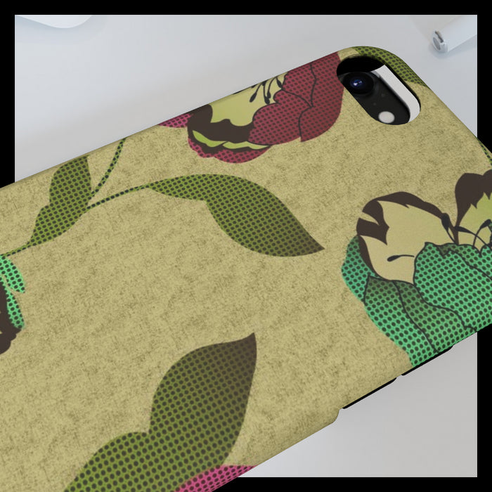 iPhone Cases - Dot Work Flowers - printonitshop