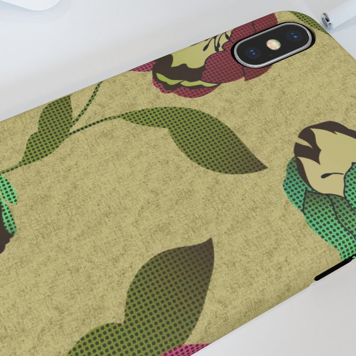 iPhone Cases - Dot Work Flowers - printonitshop