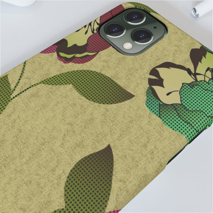 iPhone Cases - Dot Work Flowers - printonitshop