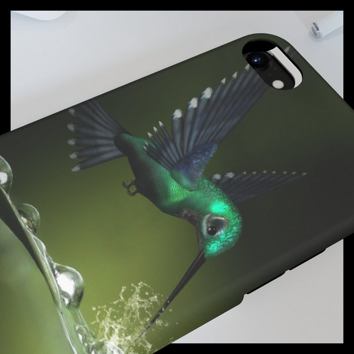 iPhone Cases - Hummingbird Feeding - printonitshop