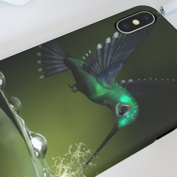 iPhone Cases - Hummingbird Feeding - printonitshop