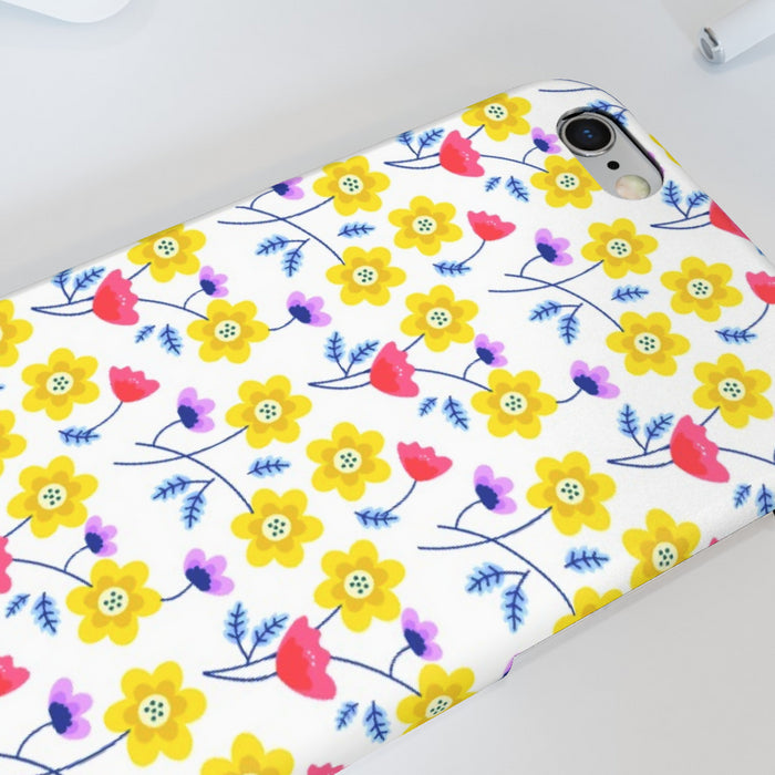 iPhone Cases - Yellow Flowers - printonitshop