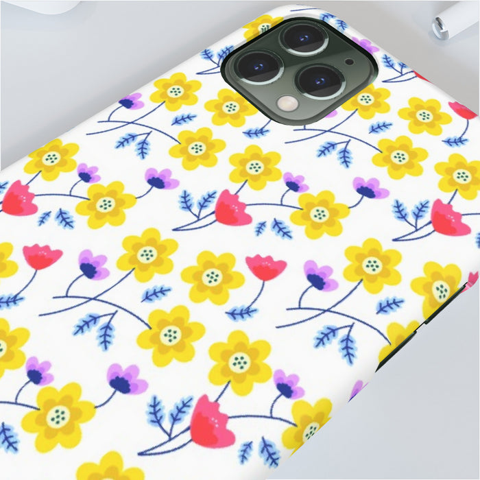 iPhone Cases - Yellow Flowers - printonitshop