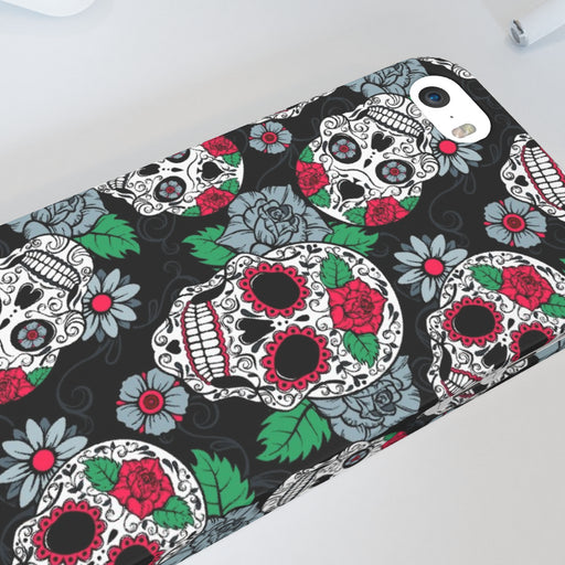 iPhone Cases - Skulls and Roses - printonitshop