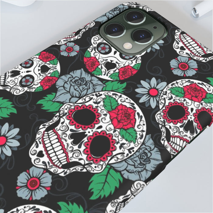 iPhone Cases - Skulls and Roses - printonitshop