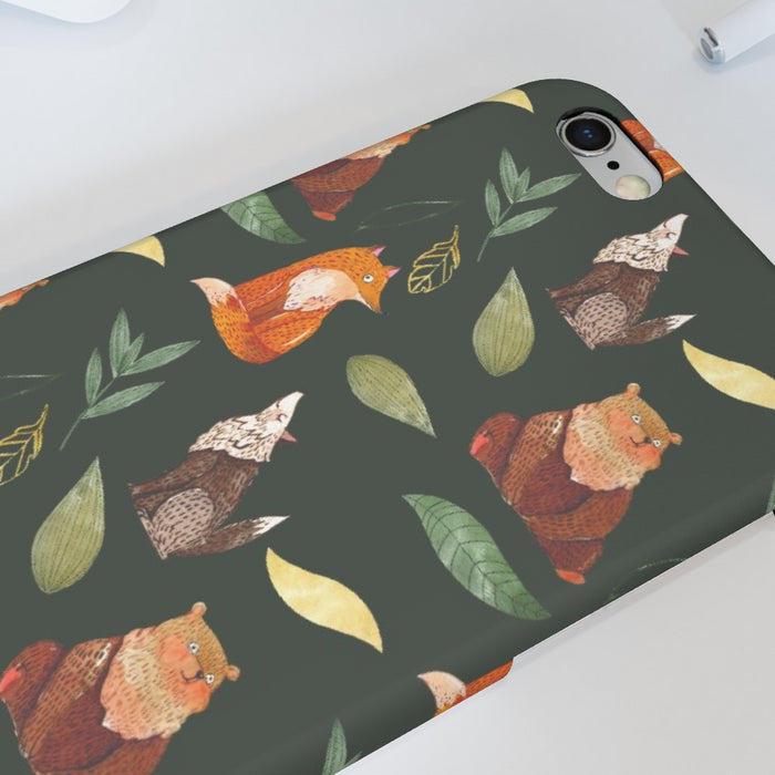 iPhone Cases - Bear.Wolf.Fox - printonitshop