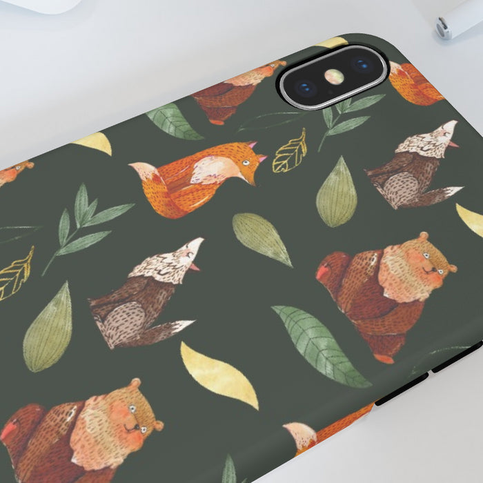 iPhone Cases - Bear.Wolf.Fox - printonitshop