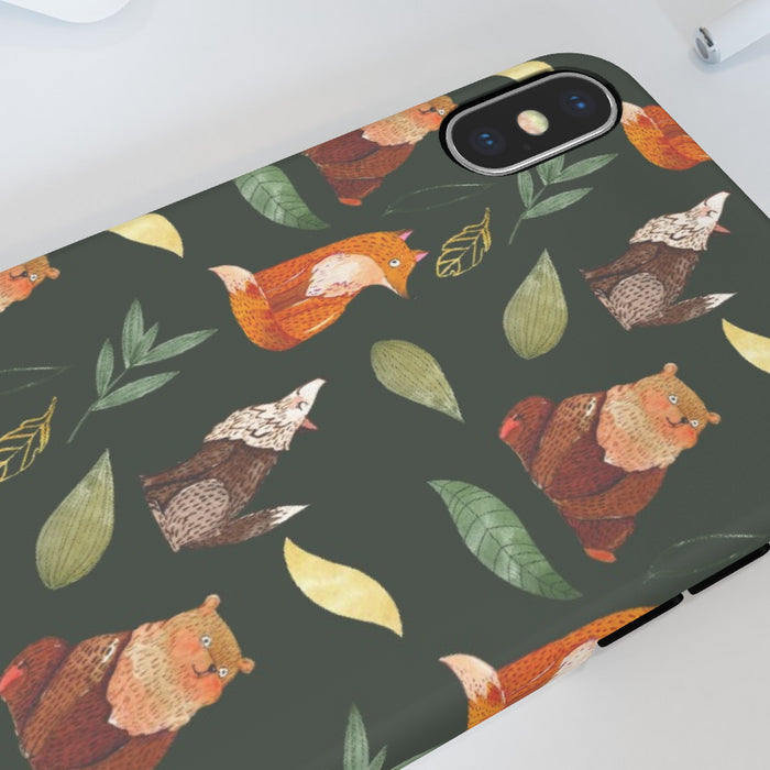 iPhone Cases - Bear.Wolf.Fox - printonitshop