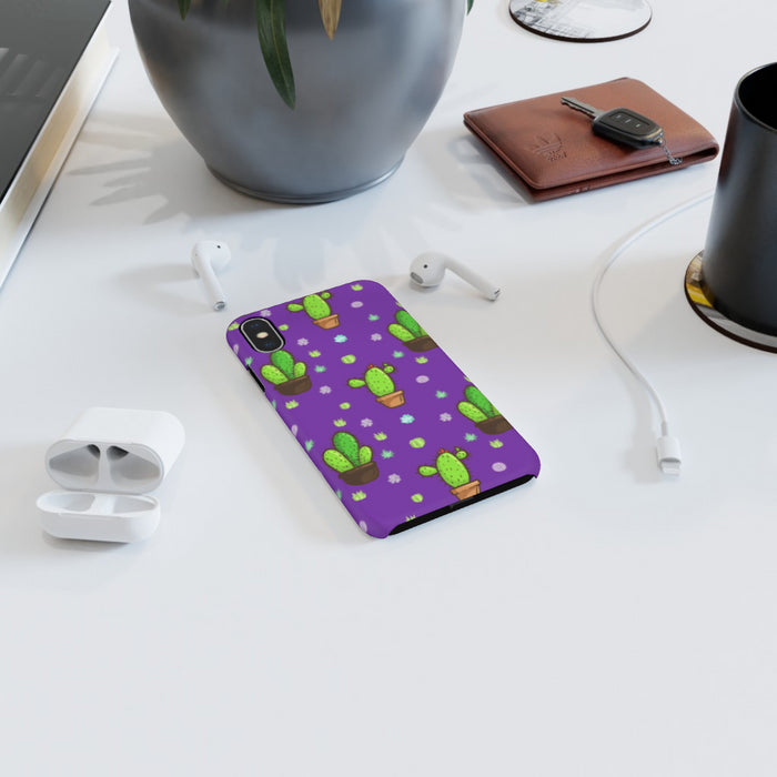 iPhone Cases - Cactus Purple - printonitshop