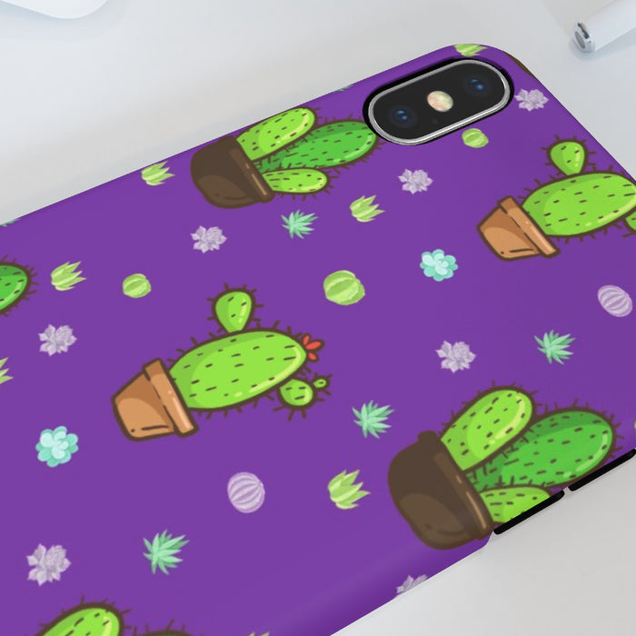 iPhone Cases - Cactus Purple - printonitshop