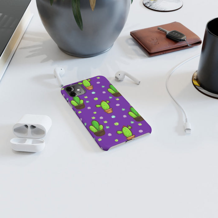 iPhone Cases - Cactus Purple - printonitshop