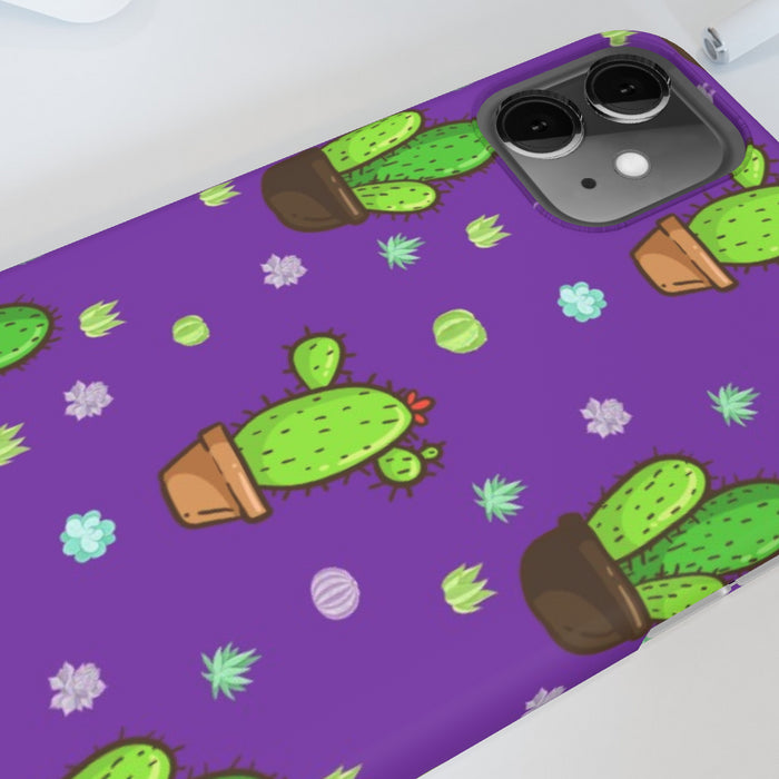 iPhone Cases - Cactus Purple - printonitshop