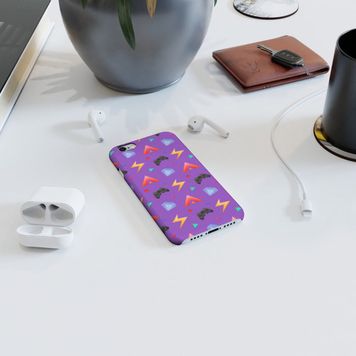 iPhone Cases - Gamers Play Purple - printonitshop