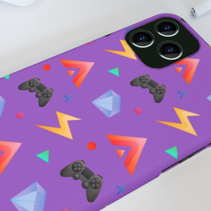 iPhone Cases - Gamers Play Purple - printonitshop