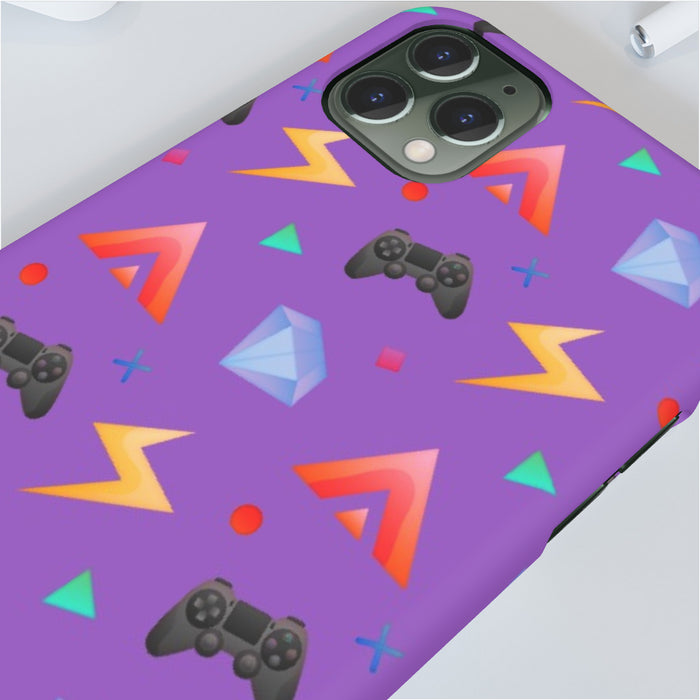 iPhone Cases - Gamers Play Purple - printonitshop