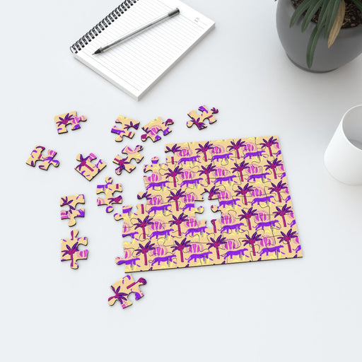 Jigsaw - Purple Panther - printonitshop