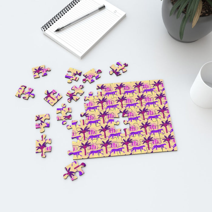 Jigsaw - Purple Panther - printonitshop