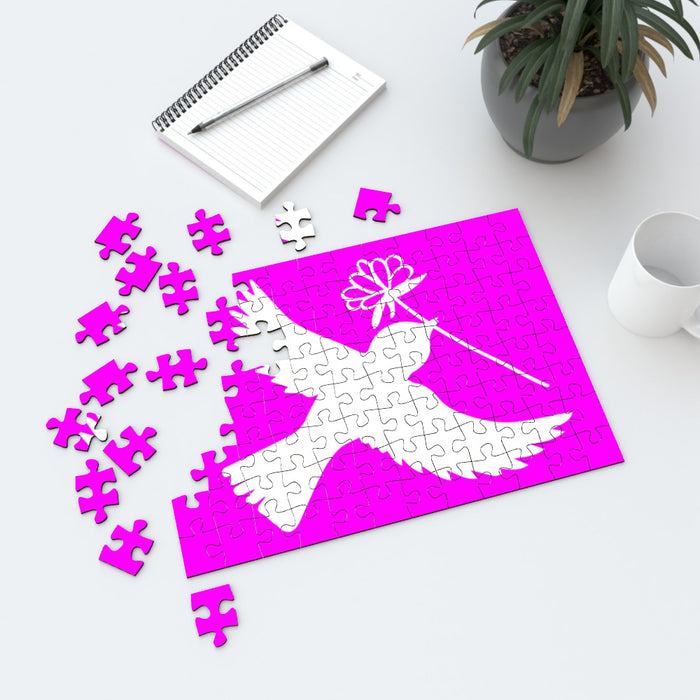 Jigsaw - Pink Dove - printonitshop