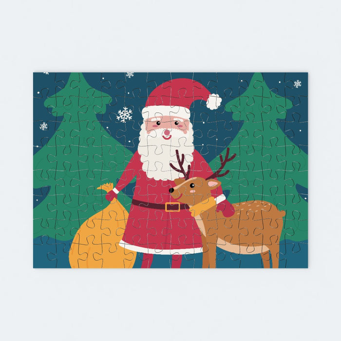 Jigsaw - Santa and Reindeer - printonitshop