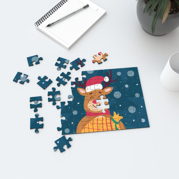 Jigsaw - Reindeer Smily - printonitshop