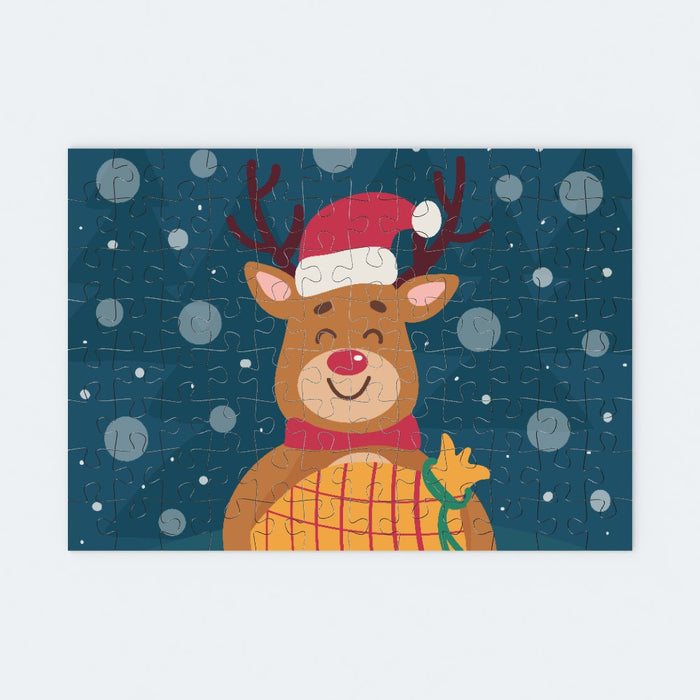 Jigsaw - Reindeer Smily - printonitshop