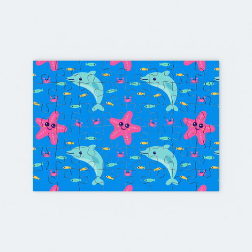 Jigsaw - Dolphin and Starfish - printonitshop