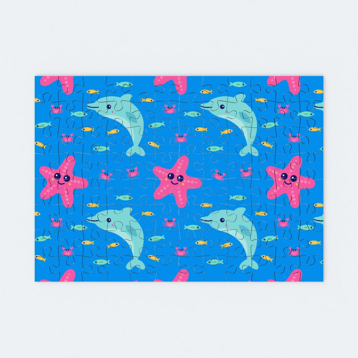 Jigsaw - Dolphin and Starfish - printonitshop