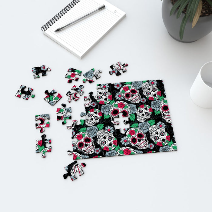 Jigsaw - Skulls and Roses - printonitshop