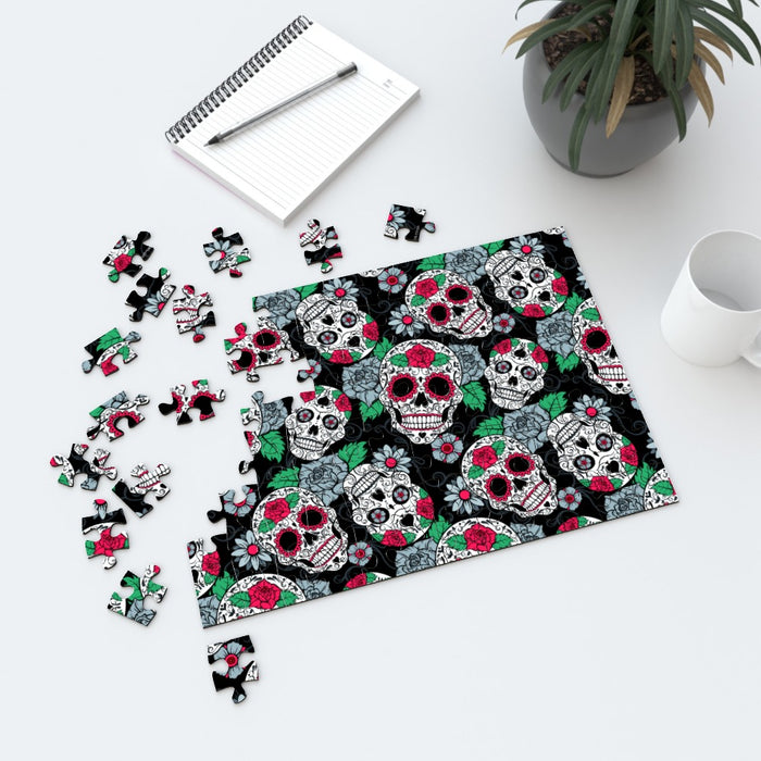 Jigsaw - Skulls and Roses - printonitshop