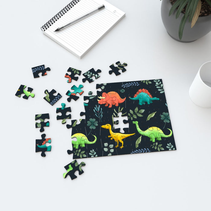 Jigsaw - Dino Dark - printonitshop