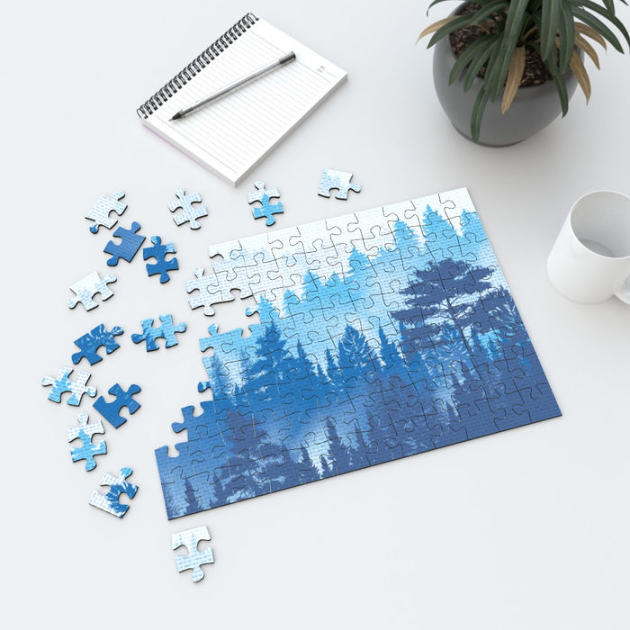 Jigsaw - Forrest Blue - printonitshop