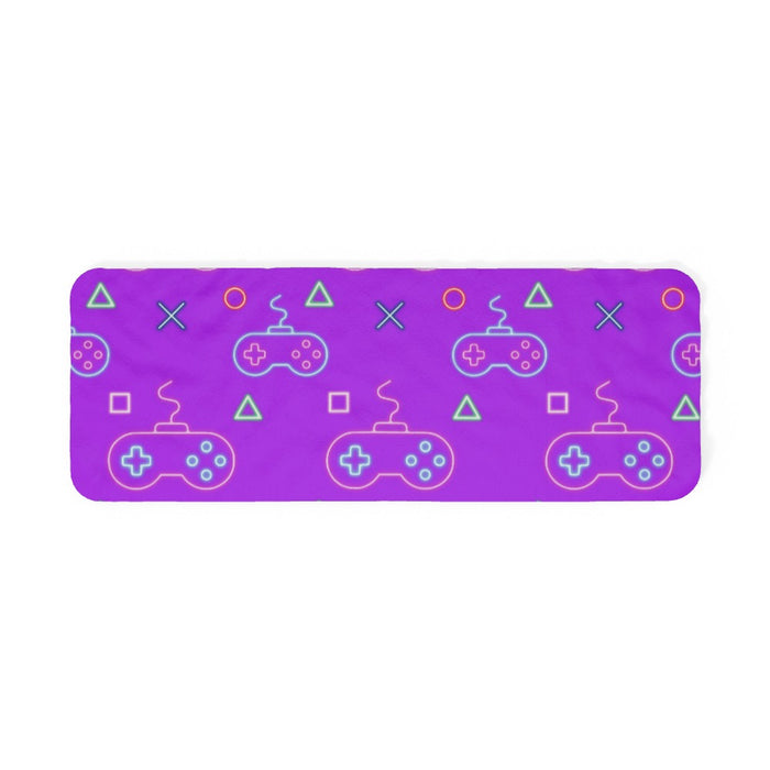 Blanket Scarf - Gaming Neon Purple - printonitshop