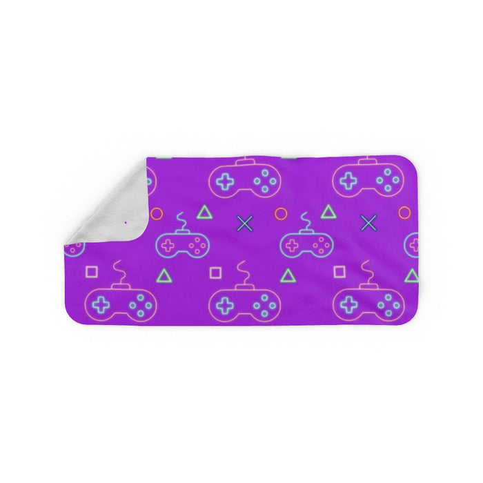 Blanket Scarf - Gaming Neon Purple - printonitshop