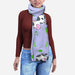 Blanket Scarf - Cows on Violet - printonitshop