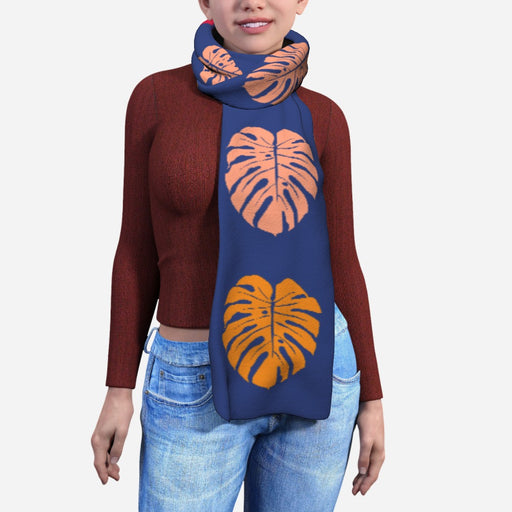 Blanket Scarf - Leaves - printonitshop