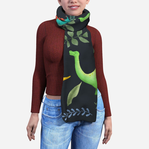 Blanket Scarf - Dino Dark - printonitshop