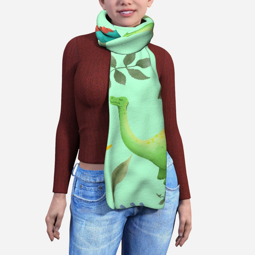 Blanket Scarf - Dino Light - printonitshop