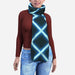 Blanket Scarf - Neon Blue - printonitshop