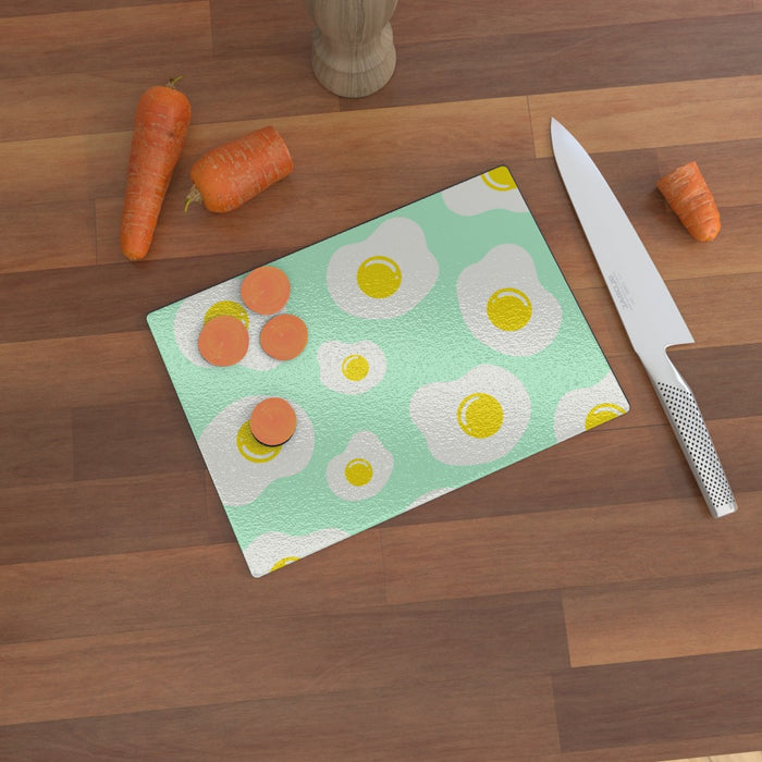 Glass Chopping Boards - Sunny Side Up - printonitshop