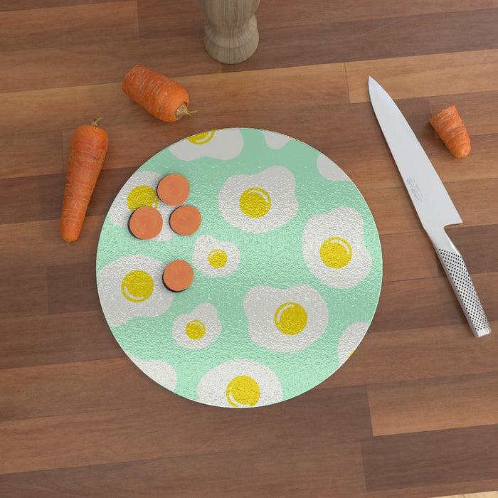 Glass Chopping Boards - Sunny Side Up - printonitshop