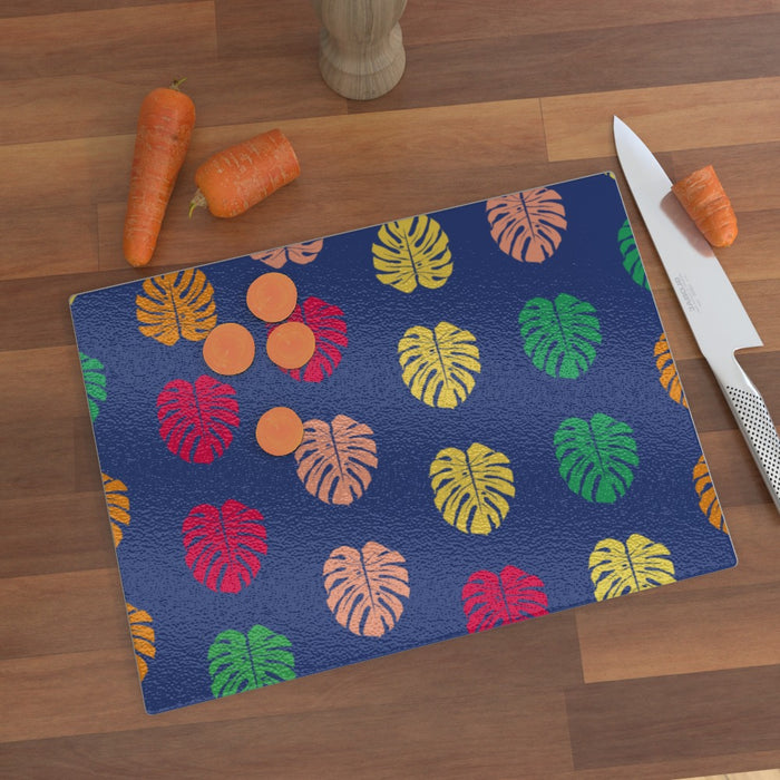 Glass Chopping Boards - Leaves - printonitshop