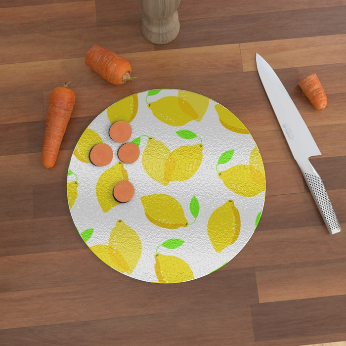 Glass Chopping Boards - Lemons - printonitshop