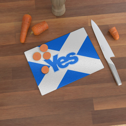 Glass Chopping Boards - Scotland Yes - printonitshop