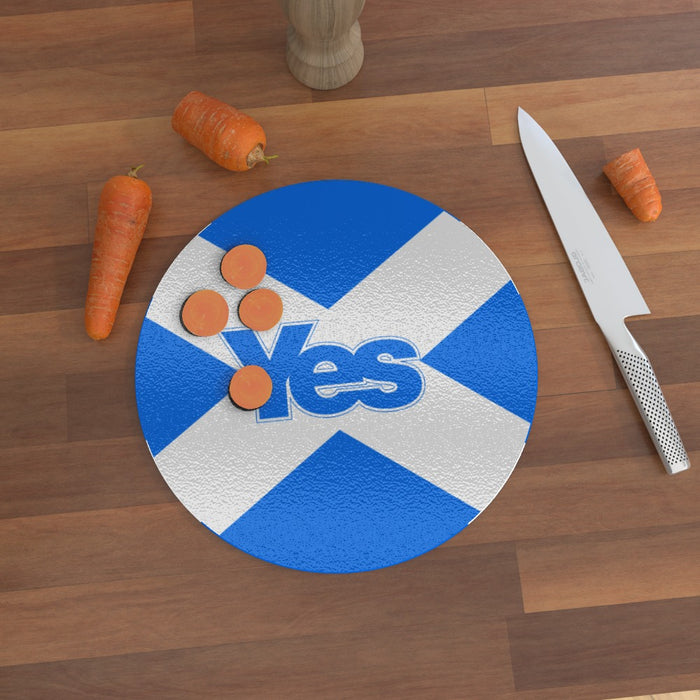 Glass Chopping Boards - Scotland Yes - printonitshop