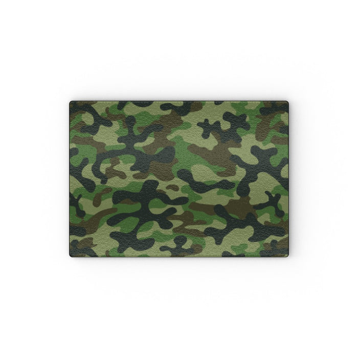 Glass Chopping Boards - Camo Green - printonitshop