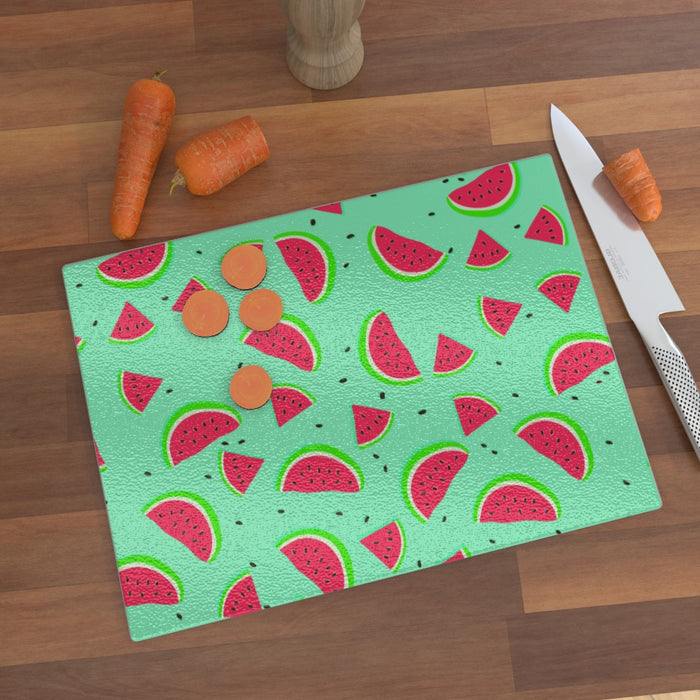 Glass Chopping Boards - Melon - printonitshop