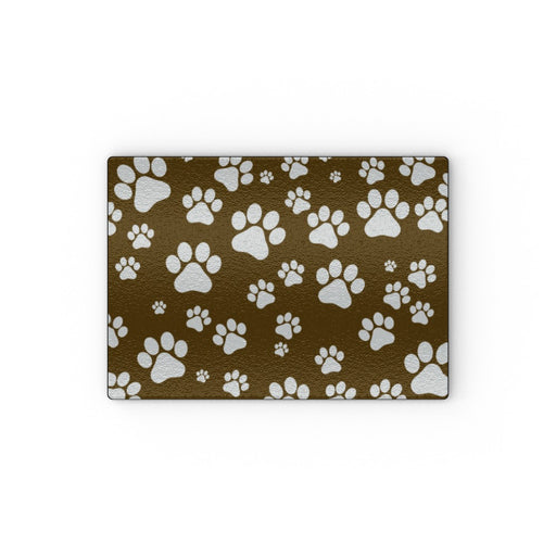 Glass Chopping Boards - Paws - printonitshop