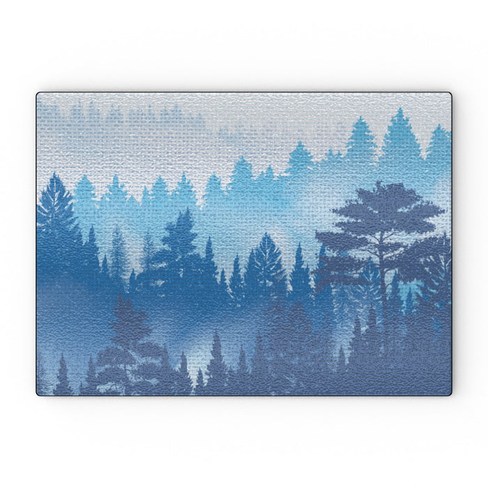 Glass Chopping Boards - Forrest Blue - printonitshop