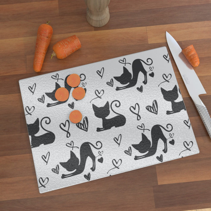 Glass Chopping Boards - Cats - printonitshop